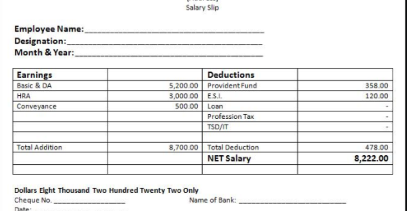 us salary slip format